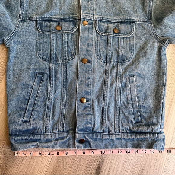 Love Club GXG Girls By Girls Medium Denim Jean Jacket Embroidered - Picture 12 of 16